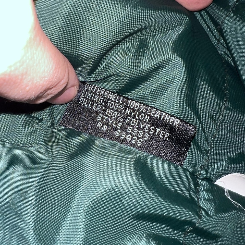 Vintage Wilsons Leather Green Suede Coat – Hooded Parka – Women’s Medium jacket - Picture 6 of 11
